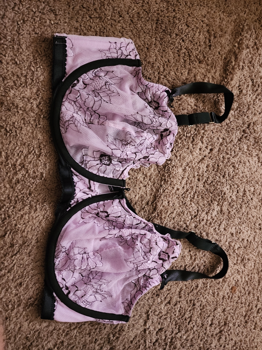 Women’s Lace Underwire Bra - Light Purple